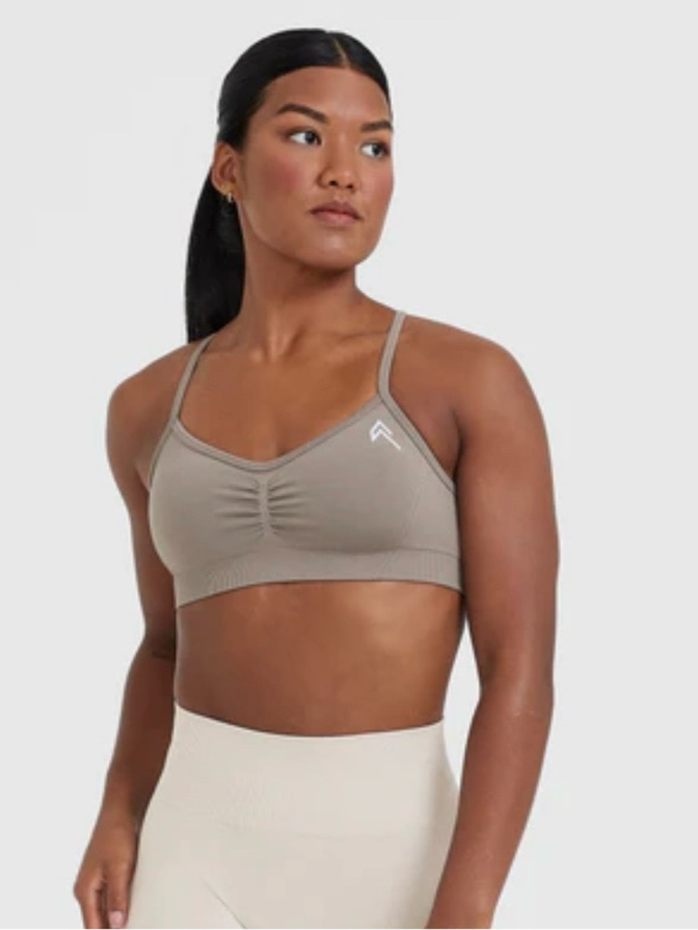 Oner Active Seamless Grey Sports Bra size Small